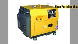 โซลูชันพลังงานแบบพกพาเครื่องกำเนิดไฟฟ้าดีเซลขนาด 5kva