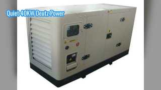 เครื่องกำเนิดไฟฟ้าดีเซล Deutz ขนาด 40KW กำลังเก็บเสียง 50KVA