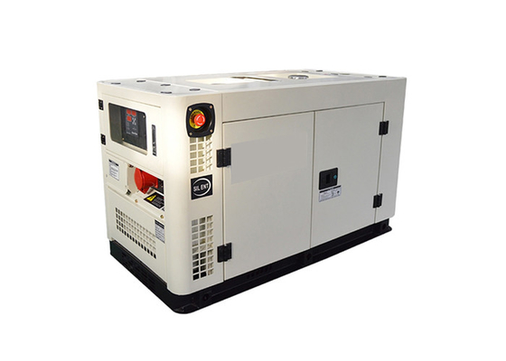 เริ่มใช้ไฟฟ้า 10kw Air Cooled 10 Kva Generator Set การบำรุงรักษาง่าย Silent