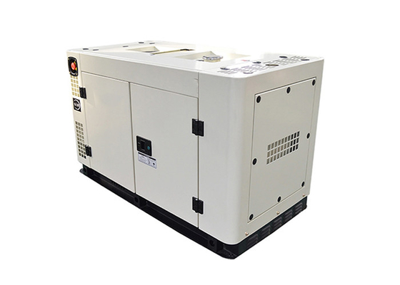 เริ่มใช้ไฟฟ้า 10kw Air Cooled 10 Kva Generator Set การบำรุงรักษาง่าย Silent