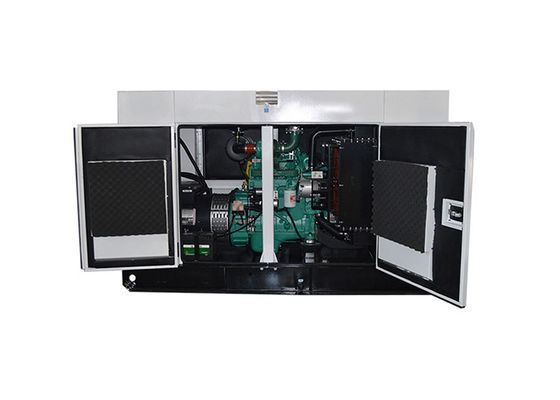 เครื่องกําเนิดดีเซล 48KW ที่ทํางานเงียบ ด้วยเครื่องยนต์ DCEC ที่เริ่มต้นด้วยไฟฟ้าที่น่าเชื่อถือ