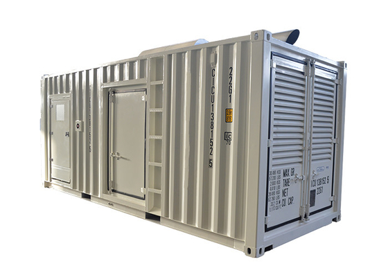 1000KVA 800KW ประเภทตู้คอนเทนเนอร์ Perkins Diesel Generator สำหรับการใช้ประโยชน์จากเหมืองแร่มีประสิทธิภาพสูง