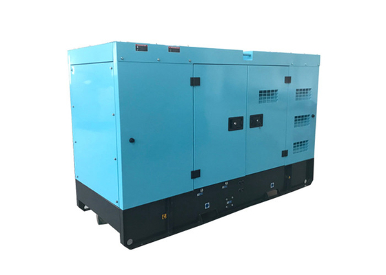 เครื่องยนต์ดีเซล 75kva FPT เครื่องกำเนิดไฟฟ้าเงียบสุด 68dB พร้อมเครื่องชาร์จแบตเตอรี่ ATS