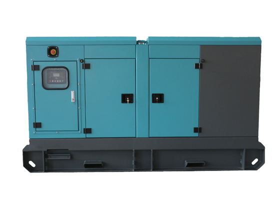 เครื่องกําเนิดไฟฟ้าดีเซลสามเฟส 50kw Cummins เงียบ Type 63kva เสียงต่ํา