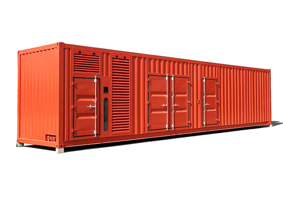 เครื่องกำเนิดไฟฟ้าดีเซลกำลังสูงสุด 1200kw คอนเทนเนอร์ด้วยเครื่องกำเนิดไฟฟ้ากระแสสลับของแสตมฟอร์ด