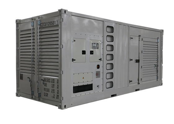 1mva คอนเทนเนอร์ชนิดทนทาน Diesel Silent Generator พร้อมเครื่องยนต์ Kta38-G5