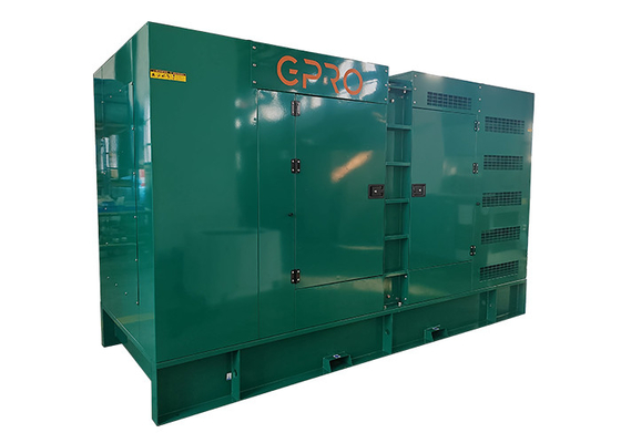 50HZ 500KVA Cummins เครื่องผลิตไฟฟ้า เครื่องผลิตไฟฟ้าที่เงียบมาก ISO9001 / ISO14001