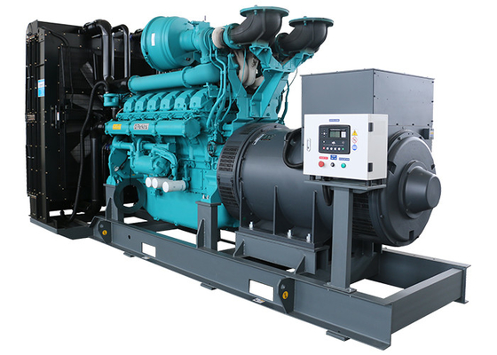 ประเภทถัง 1000kva 1400kw 1750KVA เครื่องผลิตดีเซล Perkins