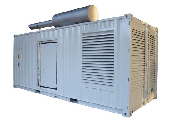 ตู้คอนเทนเนอร์ Perkins Diesel Power Generator 800kw เครื่องยนต์ UK เดิม 4008TAG