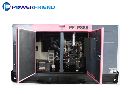 ได้รับการจัดอันดับ 40kw / 50kva Soundproof Perkins Power Generator 3 กระบอกพร้อม Canopy